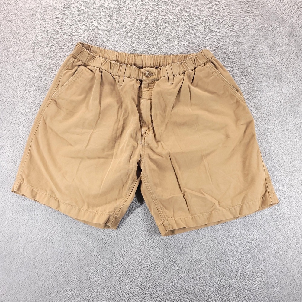 Chubbies Shorts Mens 2XL Beige All Days Chino 7" Elastic Waist Casual Summer